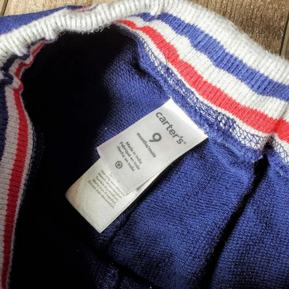 Carter's Baby Boy Size 9m Blue and Orange Casual Athletic Clothing Bundle - Picture 5 of 12